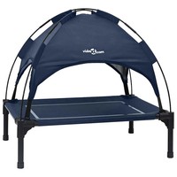 Hundebett Marineblau Stahlgestell 63X49,5X60 Cm Haustierbett