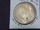 1884-O Morgan dollar in choice B.U. condition with nice obverse toning