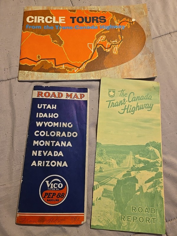 Original Vico oil Pep 88 gasoline road map 1936 (Stanolind) & Trans Canada Hwys