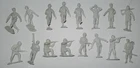 Marx 1960s-1970s Light Grey German Soldiers Complete Mold Set Lot Three