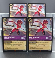 Disney Lorcana Mrs. Incredible - Super Stretchy 49/204 Wilds Unknown Rare 4 Card