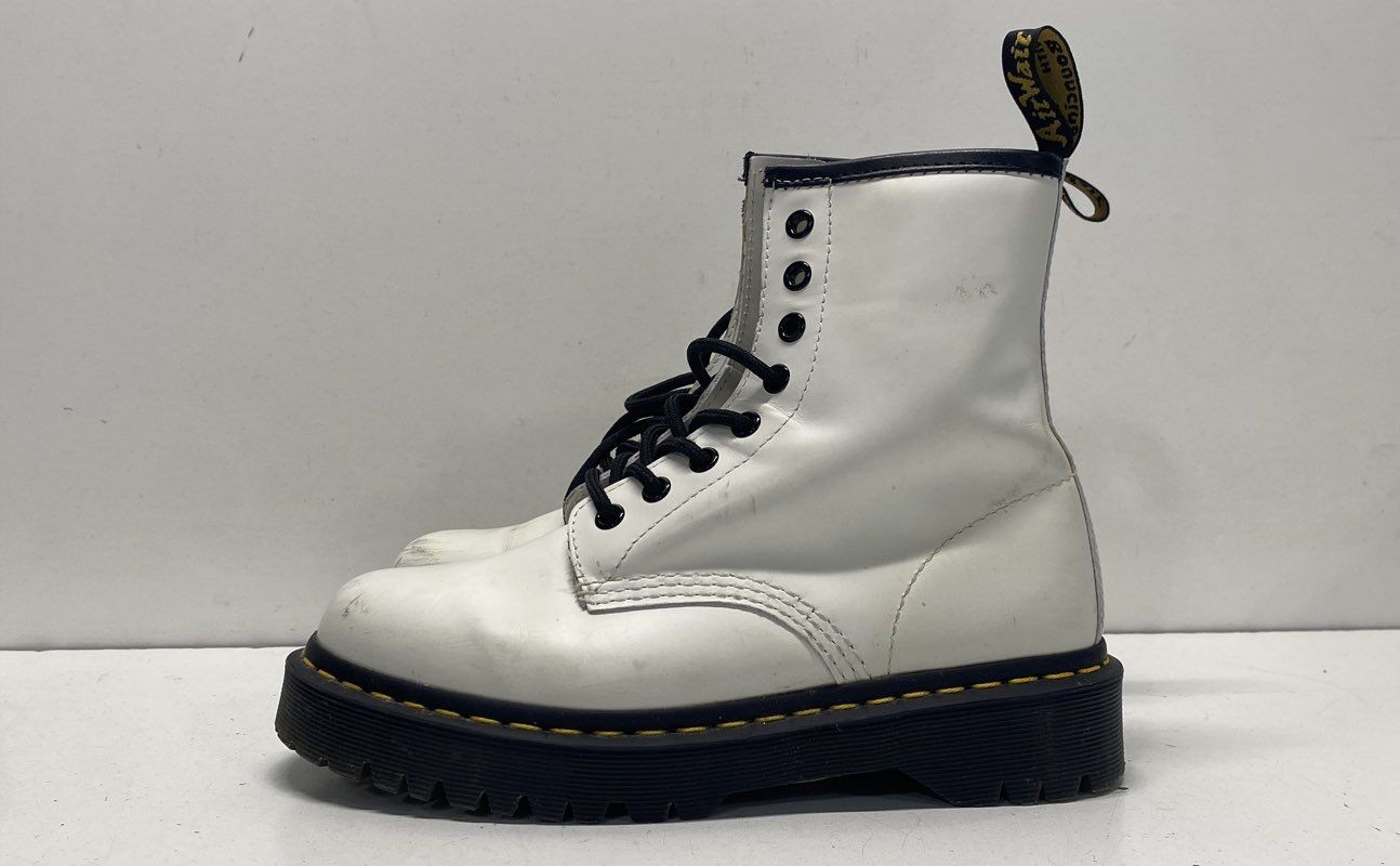 Dr. Martens White Solid Combat Boot Men 6 - image 1