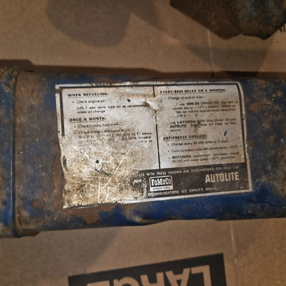 1969 Lincoln Continental Mark LLL 460 воздухоочиститель в сборе с теплозащитным экраном OEM 69 - Изображение 3 из 4