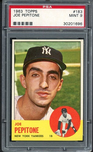 1963 Topps Joe Pepitone #183 card
