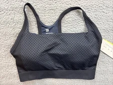 All in Motion Womens XXL Seamless Light Support Houndstooth Jacquard Sports Bra