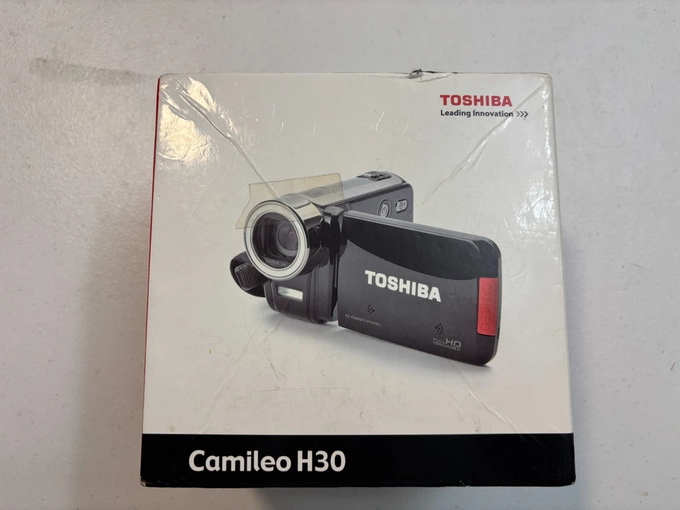Toshiba Camileo H30 Touchscreen HD Video Camera Camcorder W/ Battery - (READ) - Image 2 of 4