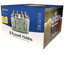 Russell Hobbs Stylevia 4 Slice Toaster - Sage