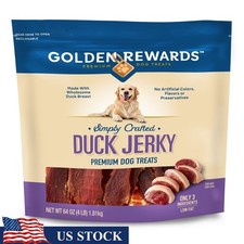 Premium Duck Jerky Dog Treats Low Fat Grain Free Healthy Snack All Sizes New