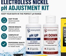 pH Adjuster Kit for Electroless Nickel Plating Bath - Treats up to 5 Gallons