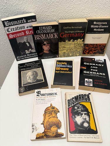 Bismarck German Empire History Book Lot Second Reich Germany 9 Books