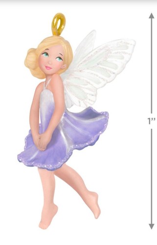 HALLMARK KEEPSAKE MINI MORNING GLORY FAIRY 2025 ORNAMENT KRISTINA GAUGHRAN...