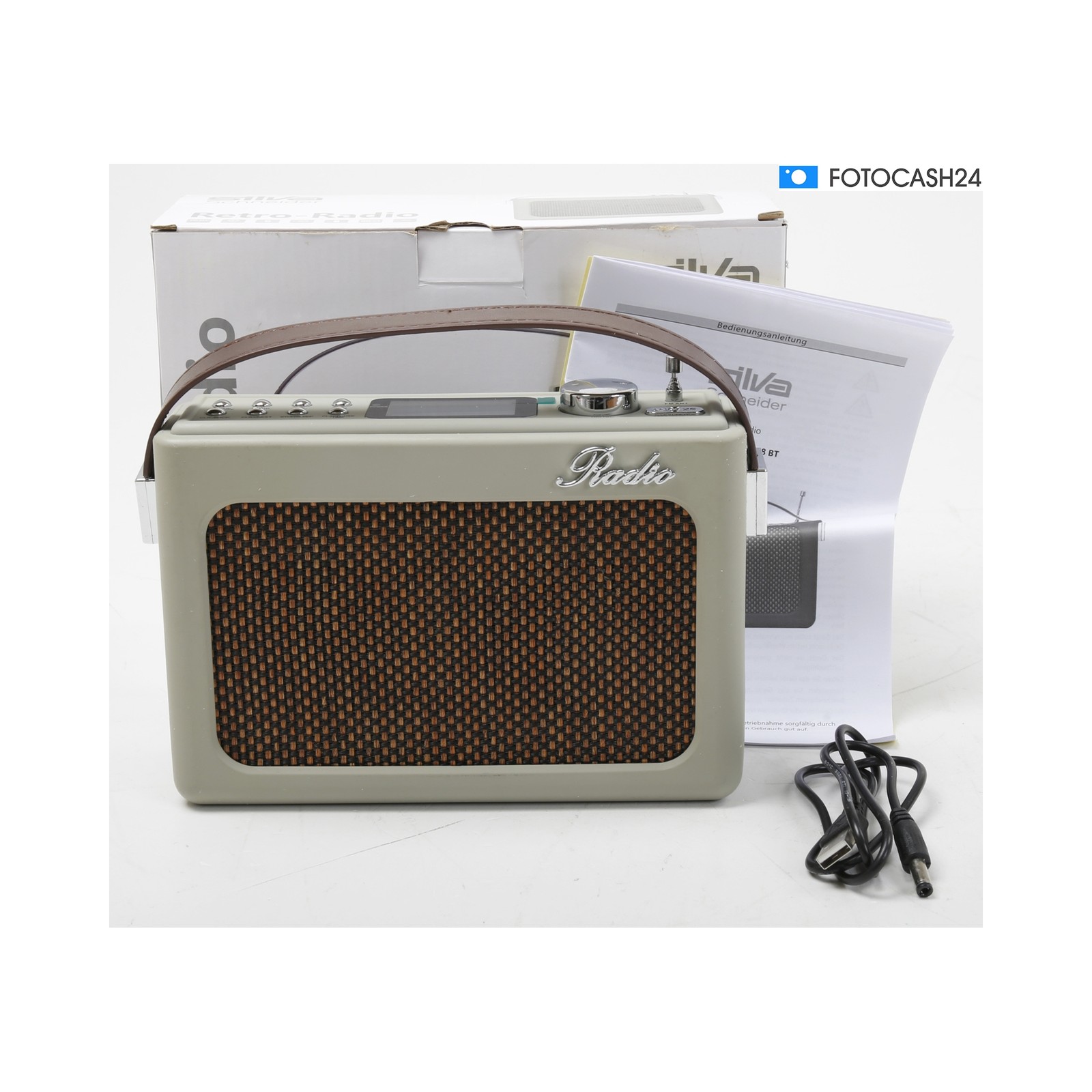 Silva Schneider Mono 1968 BT Table Radio Kitchen Fm Aux + Defective (284012)