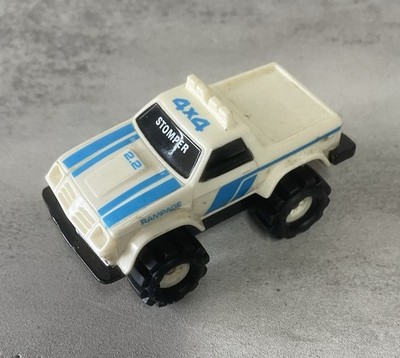 Vintage Schaper Stomper 4x4 Rampage 2.2 Truck Toy   White Blue