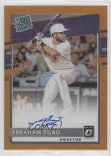 2020 Panini Donruss Optic Orange Prizm 82/99 Abraham Toro #RRS-AT Auto 0l2v