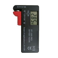 BT168 Pro Digitaler Batterietester Volt Checker f&uuml;r AA AAA 9V Knopfzellen M6329