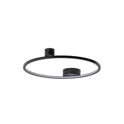 Milagro Lighting Deckenleuchte Lampe Saturno LED schwarz Ringform universalweiß