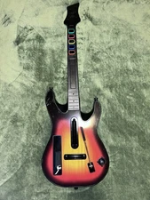 Nintendo Wii Wireless Guitar Hero Controller Red Octane (Sunburst)