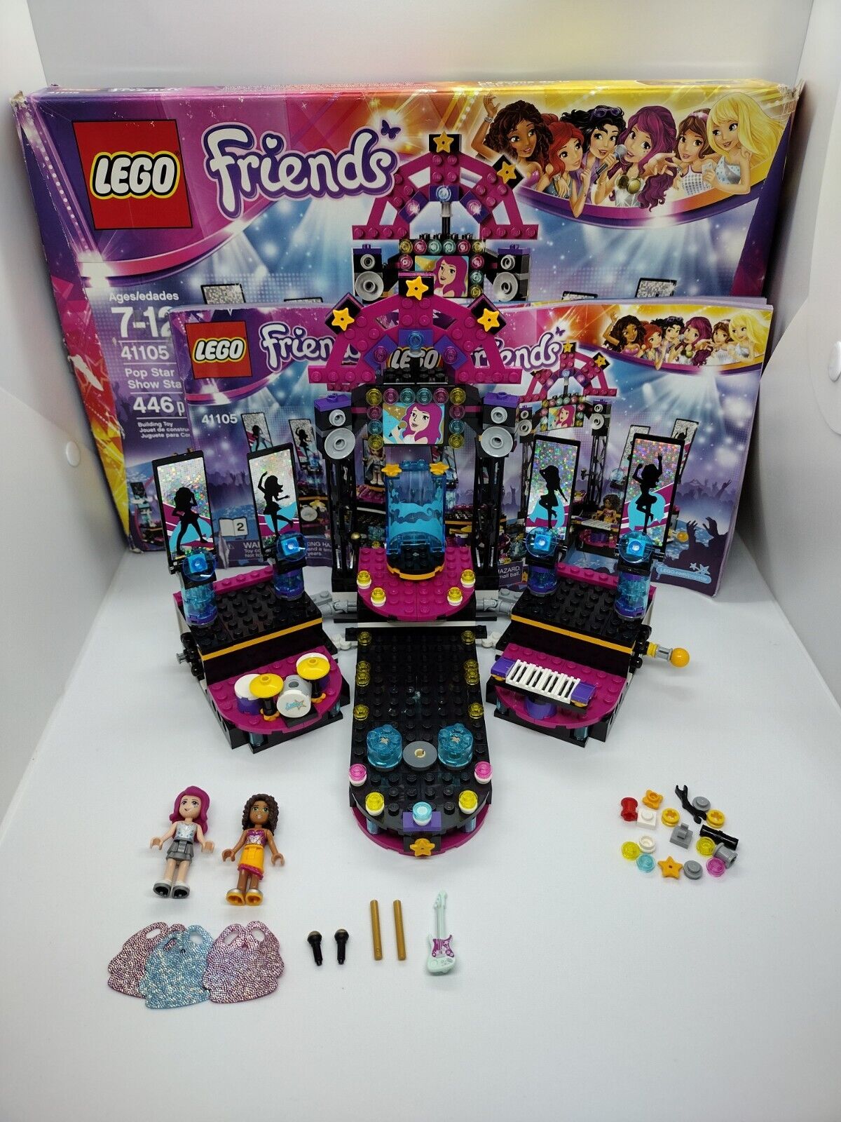 knap terning Almindeligt LEGO FRIENDS 41105 Pop Star Show Stage set w/ instructions + box, 100%  complete | eBay