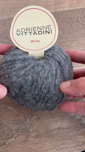 Adrienne Vittadini Aria Yarn, Grey, Worsted Weight, Wool/ Nylon - Video 1 of 1