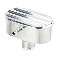 Finned Oval Pcv Push Valve Cover Breather 1 Neck Rocker Oil Ford Mopar Chevy Finned Oval Pcv Push Valve Cover Breather 1 Neck Rocker Oil Ford Mopar Chevy