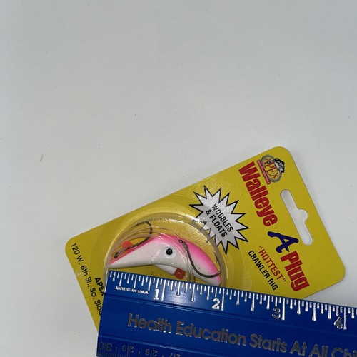 Apex A Plug Crawler Rig 2 Inch Float. Pink And White. - Picture 2 of 3