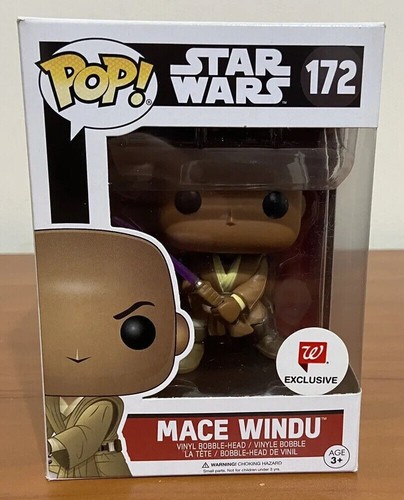 Funko Pop! Mace Windu #172 Star Wars ~Walgreens Exclusive~ Bobblehead
