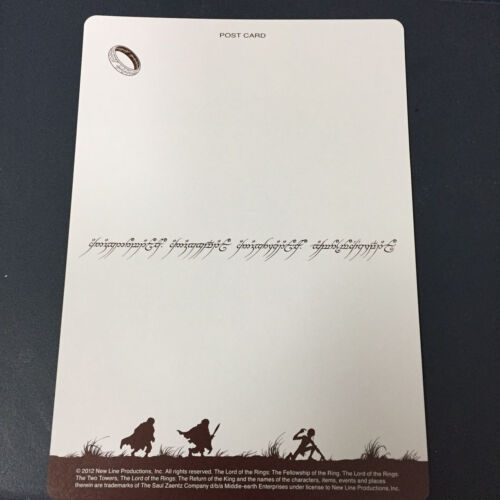 IL SIGNORE DEGLI ANELLI Giappone mega-CARTOLINA SET SIGILLATO CINEMA venduta SOLO LO HOBBIT - Foto 7 di 8