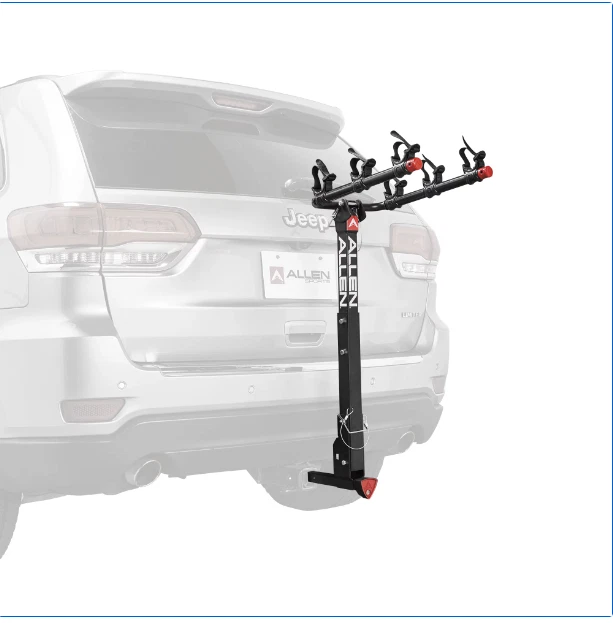 Allen Sports Deluxe 3 Bicycle Hitch Mounted Bike Rack Carrier