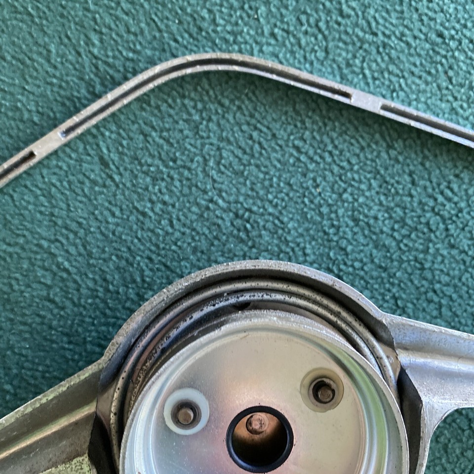 USED VOLVO STEERING WHEEL HORN RING CHROME 19591962 PV544 GOOD