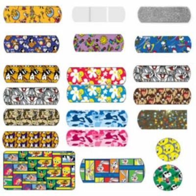 Character Kids / Child Adhesive BAND-AID  Type Bandage Strips 3/4 x 3'' 100/Box
