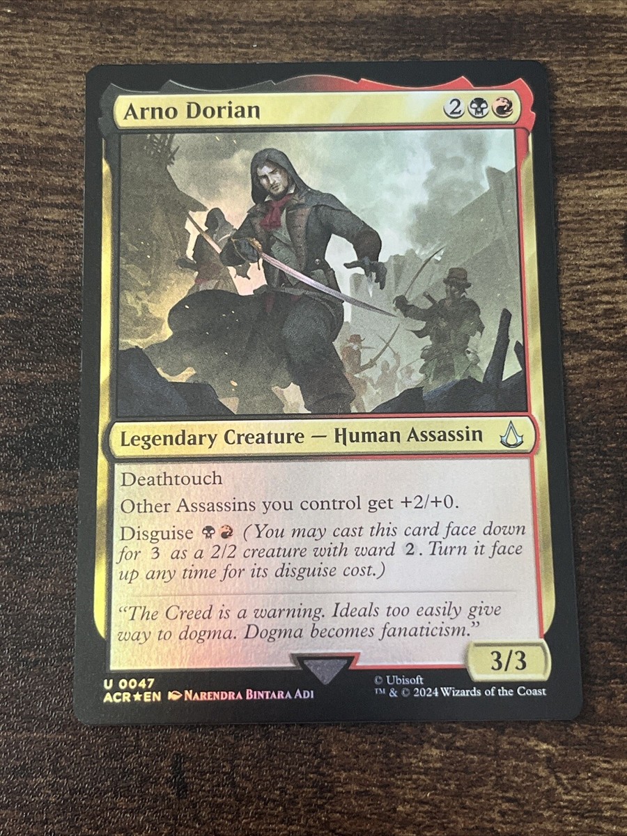 arno dorian mtg card Arno Dorian [Assassin's Creed]