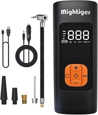 Tire Inflator Portable Air Compressor Cordless Mini Automatic Air Pump for Car