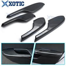 4x Carbon Fiber Interior Door Armrest Panel Trim Cover For Honda Civic 2016-2021 4x Carbon Fiber Interior Door Armrest Panel Trim Cover For Honda Civic 2016-2021