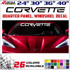 Windshield Decal Car Sticker Banner Graphics Window For Or Fits Corvette