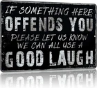 Vintage Garage Decor Funny Sarcasm Metal Tin Signs Home Bar Man Cave Wall Decor