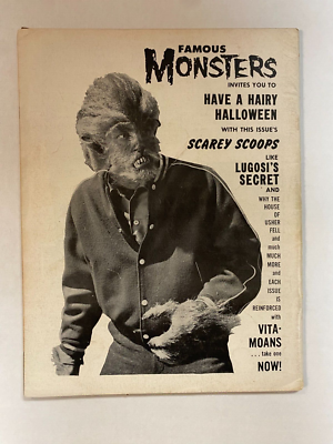 Vintage November 1960 Famous Monsters of Filmland - Vincent Price