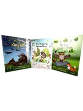 3 IKEA Ulf Stark Bundle Children’s HC Books King Elk Owl Holiday Hedgehog Lot