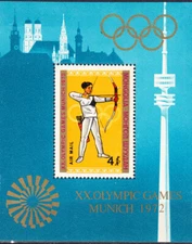 W MONGOLIA C032 MUNICH OLYMPIC ARCHERY