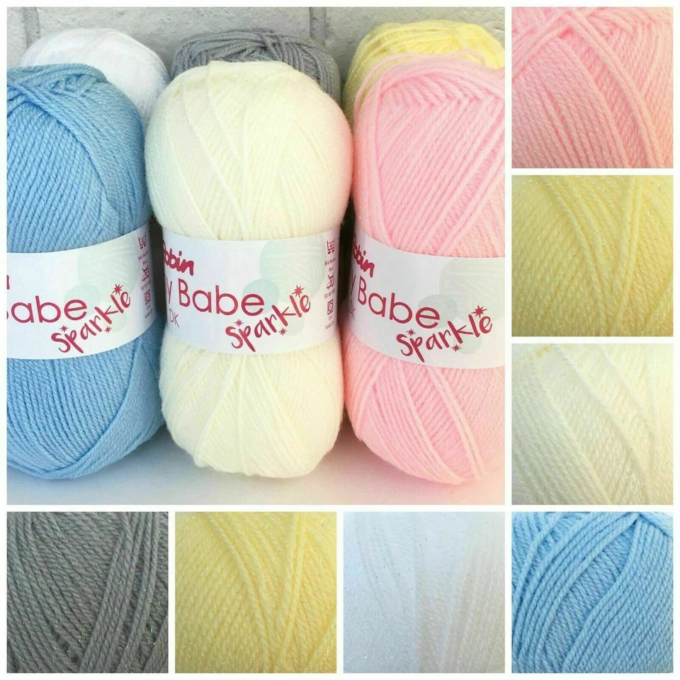 Robin Bonny Babe Sparkle DK 100g - Knitting Wool Crochet Needlework Yarn Craft