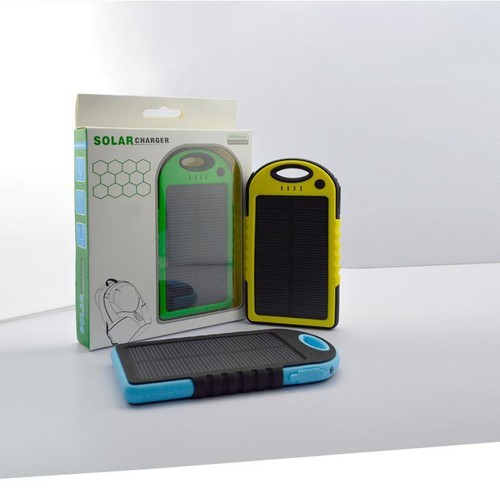 5000mAh Dual-USB Waterproof SOLAR power Bank Battery Charger for Cell Phone UK - Picture 6 of 16