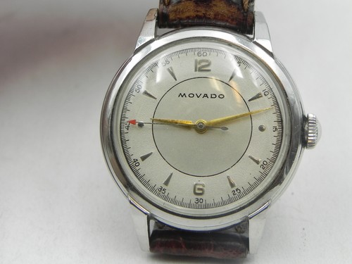 Movado Bumper Cal.220 Automatic Vintage Uhr Armbanduhr 33,5mm Pendel