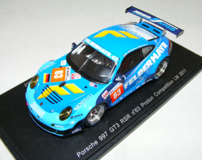 スパーク 1/43スケール ポルシェ997 GT3 RSR 1/43 Spark Porsche 911 GT3 RSR 