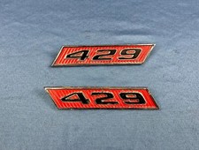 429 Engine Badges 1970 Mercury Cyclone Spoiler Emblems 429 Cobra Jet 429cj