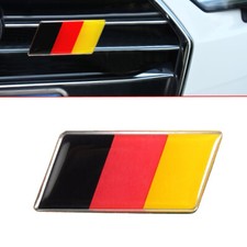 Pegatina insignia emblema parachoques parrilla delantera coche bandera alemana para VW Golf/Jetta Audi