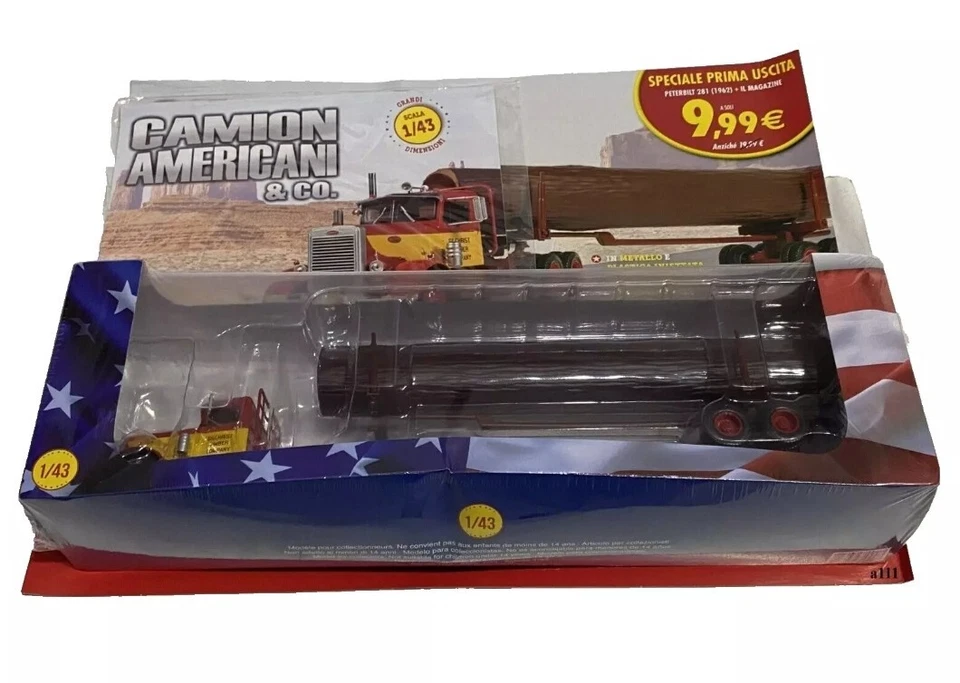 Camion Americani Prima Uscita PETERBILT 281 scala 1:43 De Agostini  - Immagine 2 di 2
