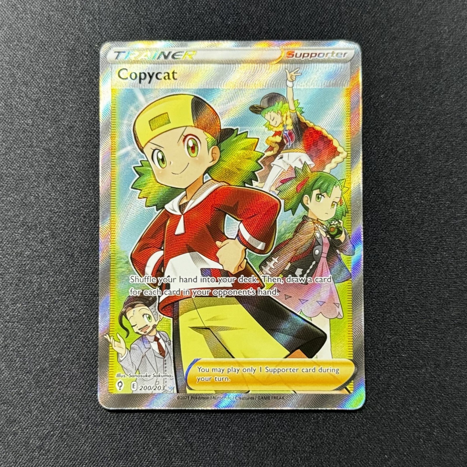 Copycat 200/203 Evolving Skies Full Art Trainer Pokemon TCG Card NM -