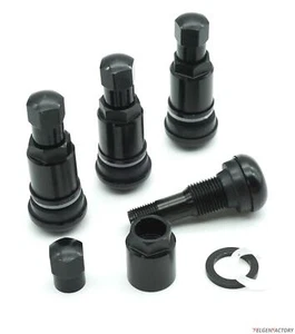 4x Aluventile Schwarz