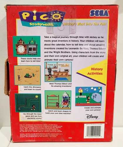 Sega Pico Game Lot With Boxes (Winnie the Pooh, Mickey, Lion King & Dalmatians) - Picture 3 of 17