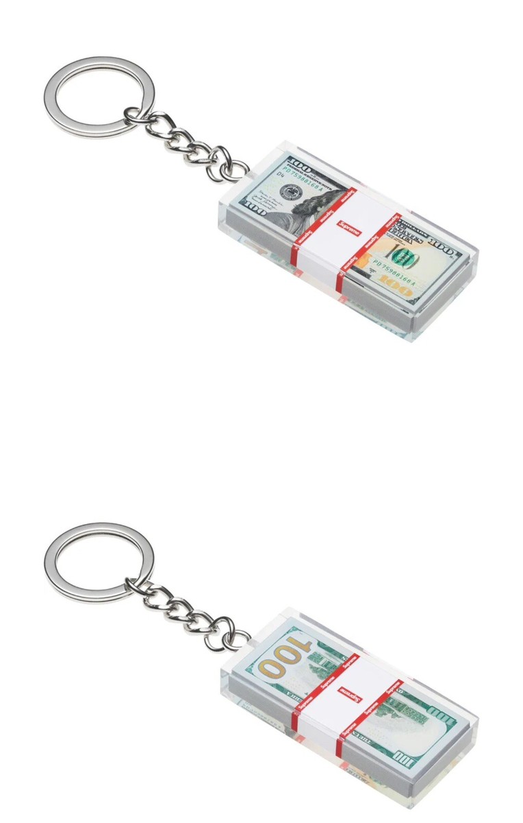 🔥New🔥Supreme Cash Money Paperweight Keychain| FW24 🔥New🔥Supreme Cash Money Paperweight Keychain| FW24