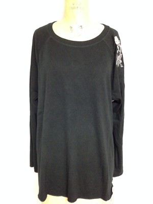 Calvin Klein Performance Plus Size Embroidered Raglan-Sleeve Top 1X , 2X ,3X NWT